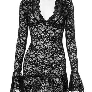 Elegant Black Lace Dress